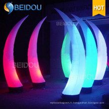 Décoration Cones gonflables Ivory Tusk LED Column Arch Tube